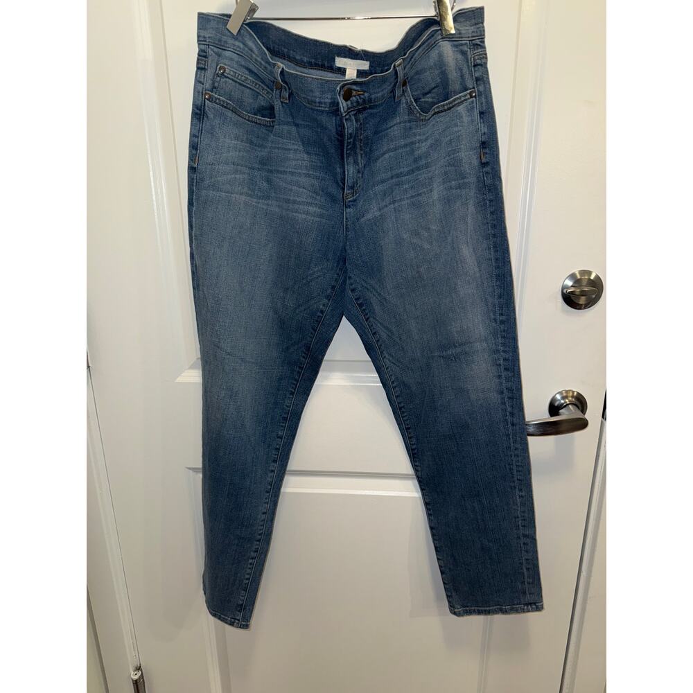 Eileen Fisher Jeans Women Medium Wash Straight Leg Minimalist Denim